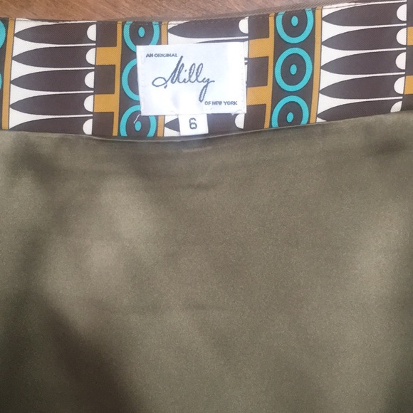 Vintage Milly Button Up Skirt - Picture 4 of 7